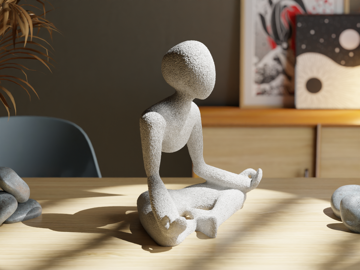 Nobody - Medito - Sculpture In Mid Air
