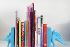 Stegosaurus Dinosaur Bookend, 3D Printed Kids Bookshelf Decor